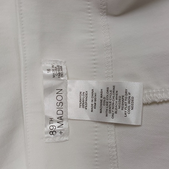 Luxe Stretch Millennium Casual Shorts | 89th + Madison | 16 - Picture 8 of 9